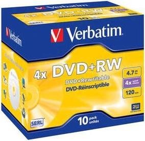 DVD+RW 4.7GB JEWEL CASE SINGOLO