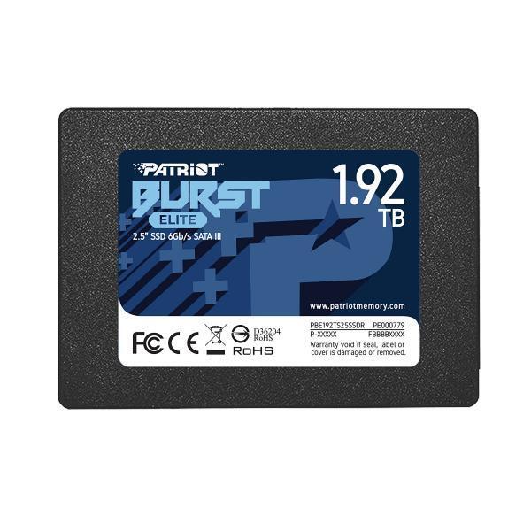 PBE192TS25SSDR  Burst Elite 1,92 TB, SSD black , SATA 6 Gb/s, 2,5"  814914027776