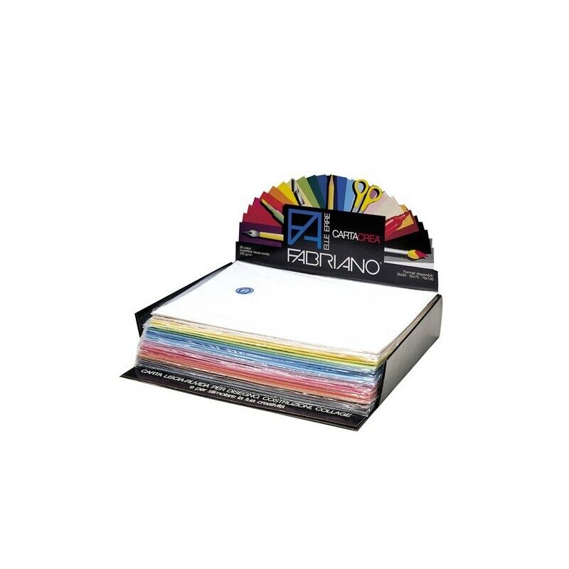 Confezione 10 Fg. Cartoncino 35x50 cm 220 gr. - ONICE - Cartacrea FABRIANO