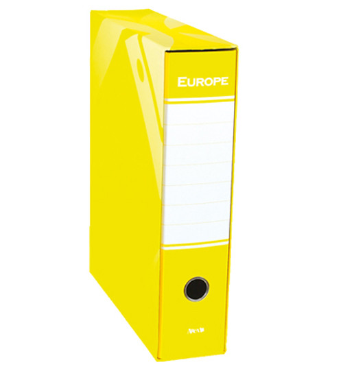 REGISTRATORI EUROPE DORSO 5 H. 34 GIALLO
