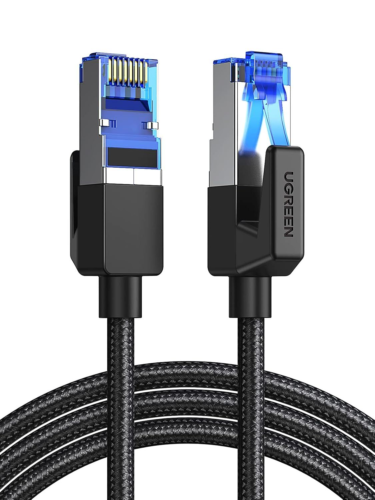 UGREEN Cavo Ethernet Lan Nylon RJ45 40Gbps 2000MHz Alta Velocità per...