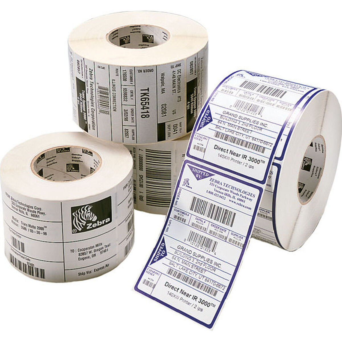 Etichette per Stampante Zebra 3006319 Bianco