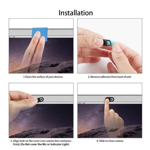 NXPRIVACY3PZ 4014603 COPRI WEBCAM PRIVACY 3PZ NERO