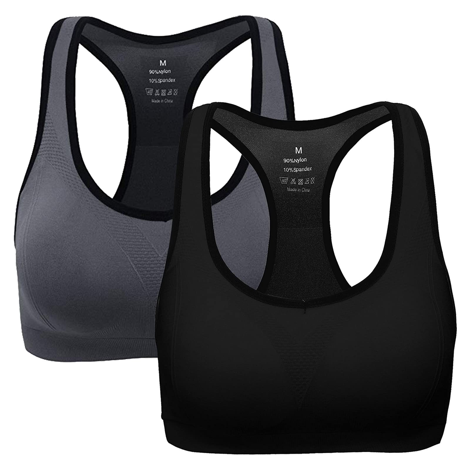 ANGOOL Impact Bra Reggiseno Sportivo New Reggiseni Sportivi Bandeau (F5E)