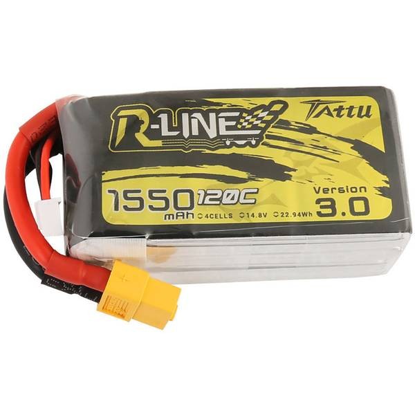 Tattu TA-RL-120C-1550-4S1P  Batteria ricaricabile LiPo 14.8 V 1550 mAh Numero di