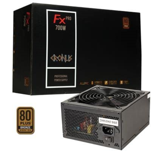 Cronus Evo Labs -700ATV alimentatore per computer 700 W 20+4 Pin ATX Nero