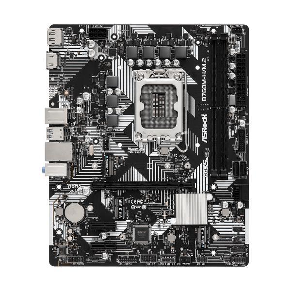 Asrock B760M-H/M.2 Intel B760 LGA 1700 micro ATX (ASRock B760M-H/M.2 - bundkort