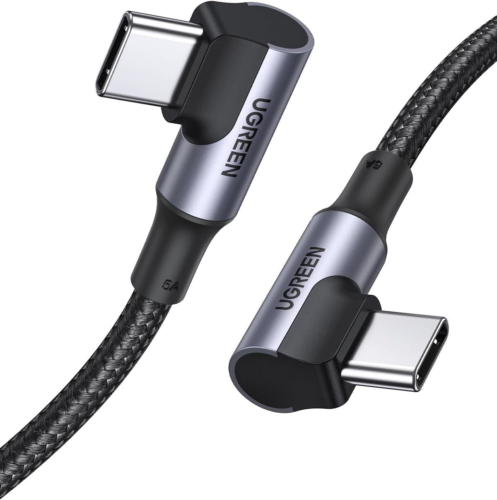 UGREEN Cavo USB C 90 Gradi 100W 5A/20V, Cable Type C Compatible con iPhone...