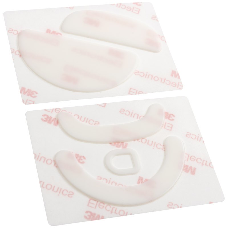 Caseking XM2 Serie Maus Skates 100% PTFE milchig-white EGG-XM2-MS2