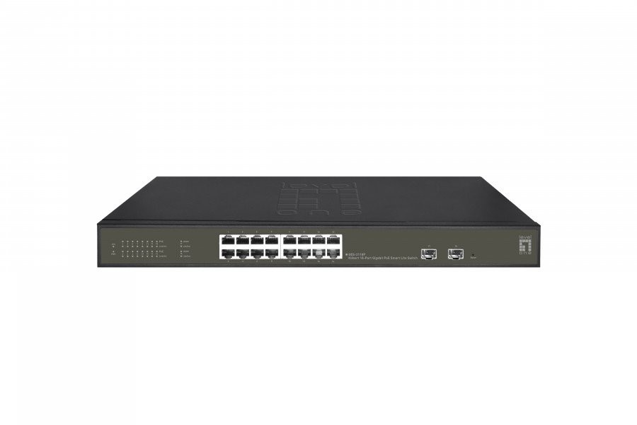 LEVELONE Switch GES-2118P - HILBERT 18-PORTE GIGABIT SMART LITE POE 802.3at/af 2