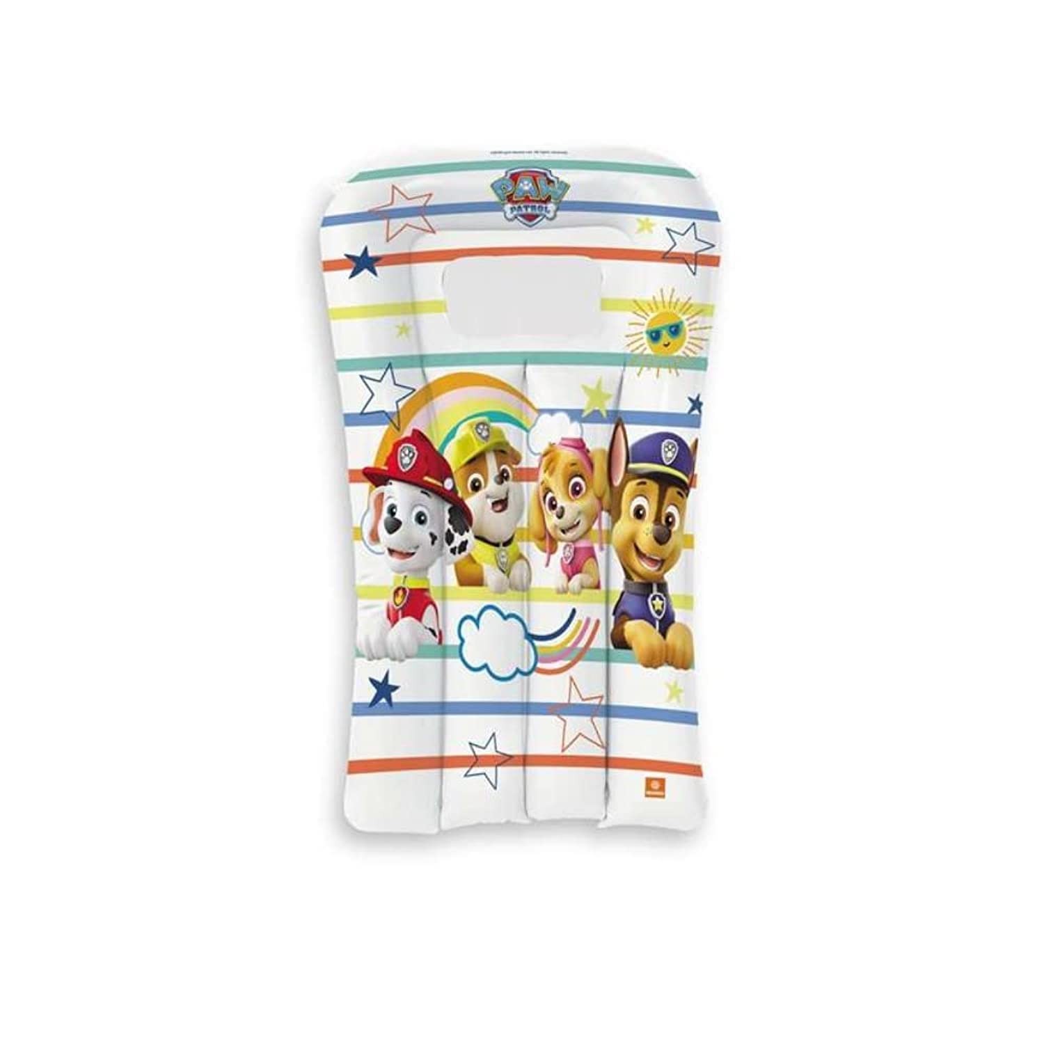 Mondo Toys - PAW Patrol Surfbrett für Kinder, aufblasbar mit Bullau, Surfboard-M