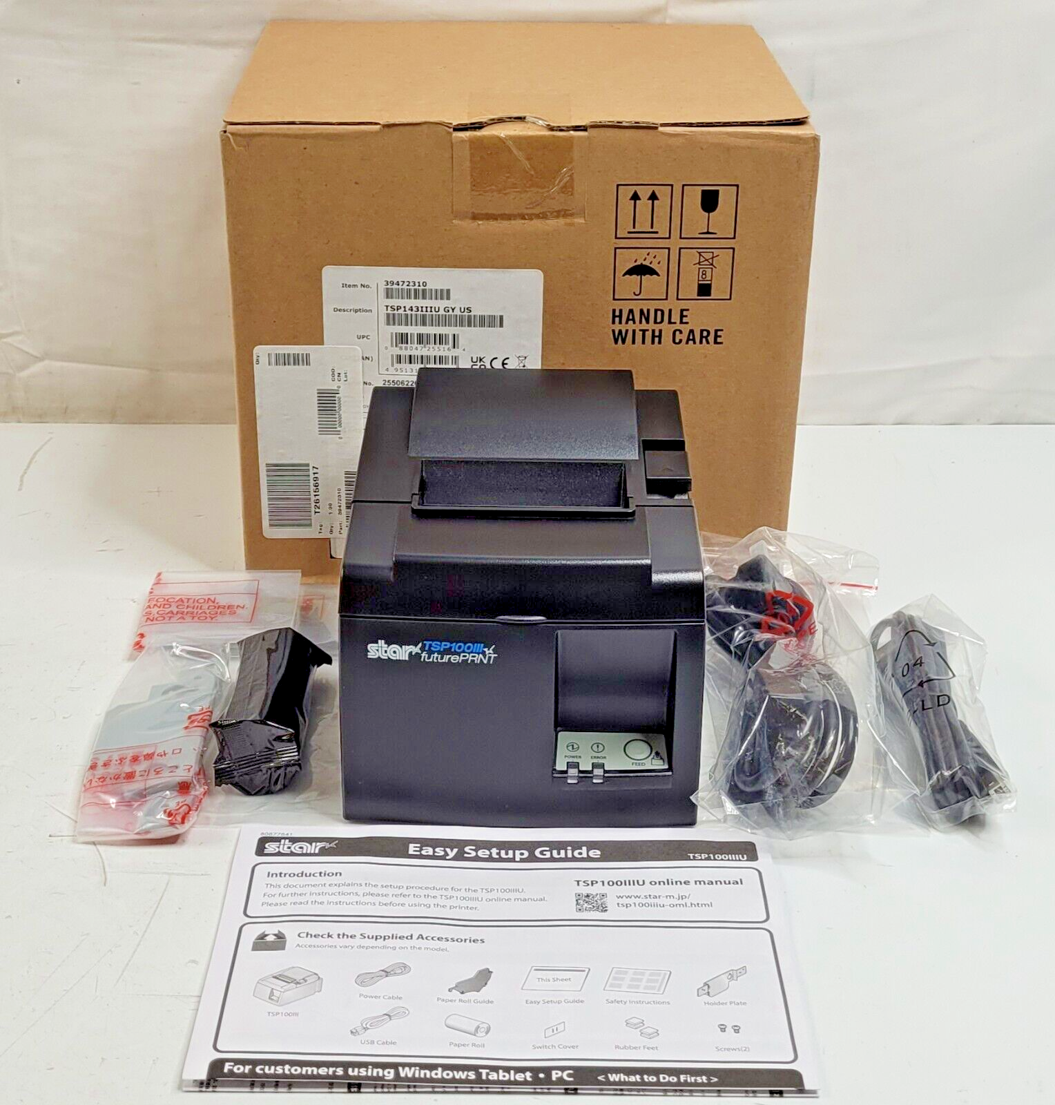 Star Micronics TSP100III TSP143IIIU Futureprnt Pos Termico Ricevute Printer USB