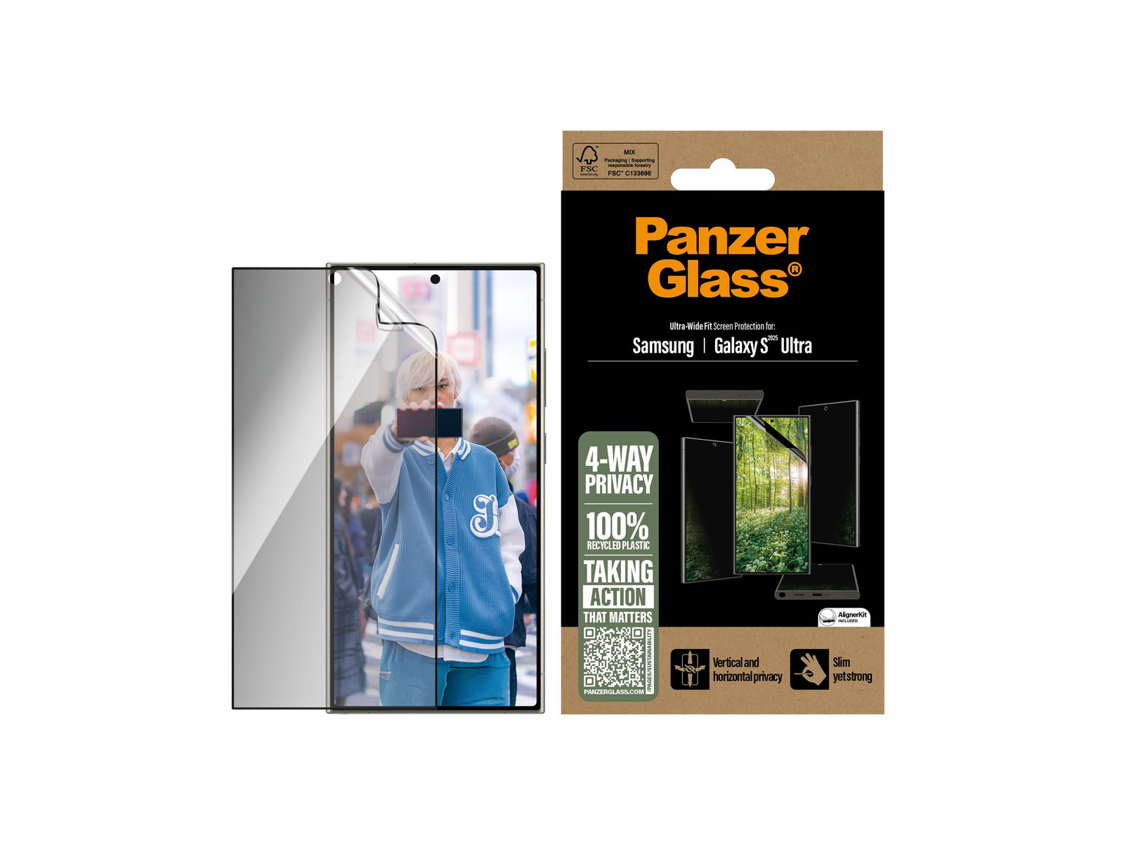 PanzerGlass Eco Matrix 4-way Screen Protector Galaxy S25 PGRMFPUG38488