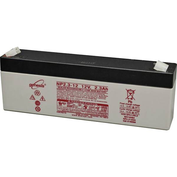 EnerSys NP2.3-12  NP 2.3-12 Genesis  Batteria al piombo 12 V 2.3 Ah Piombo-AGM (