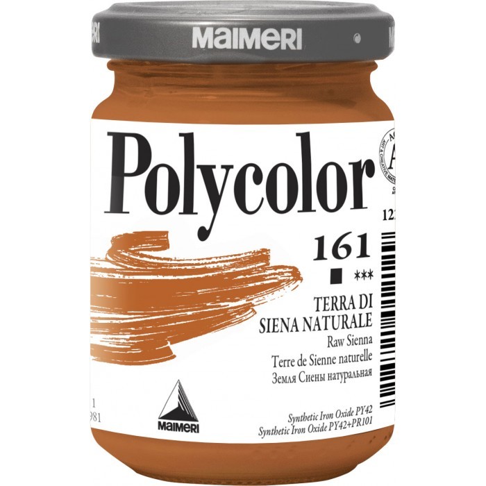 Colore Acrilico Polycolor Maimeri - 140 ml - M1220161 (Terra di Siena Naturale)