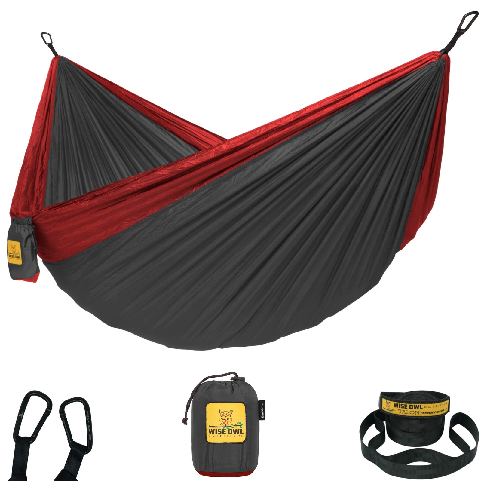 Wise Owl Outfitters Amaca da campeggio – Amaca singola o doppia per (C1j)