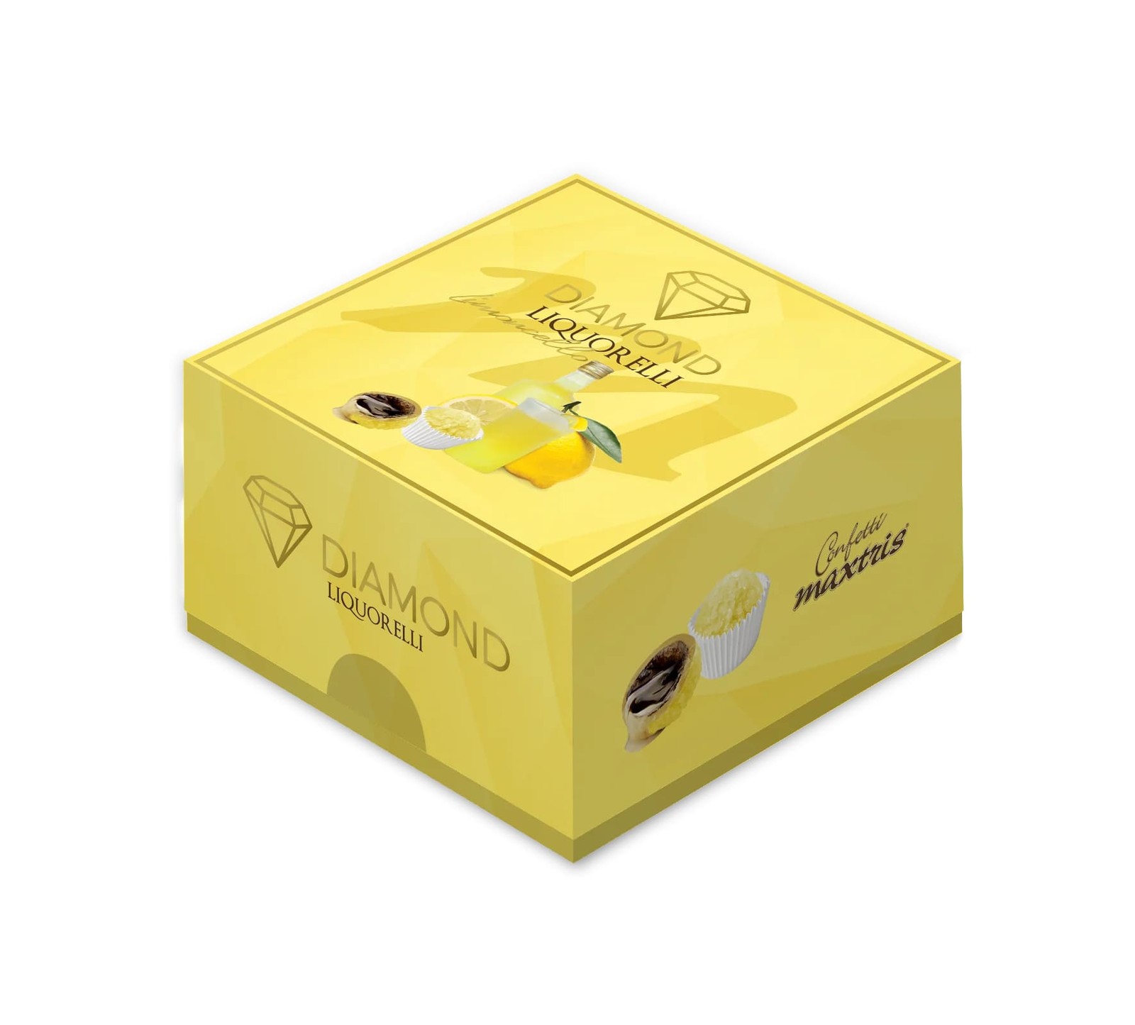 Maxtris Maxtris Diamond Liquorelli Limoncello con Cioccolato Bianco 500 Gr