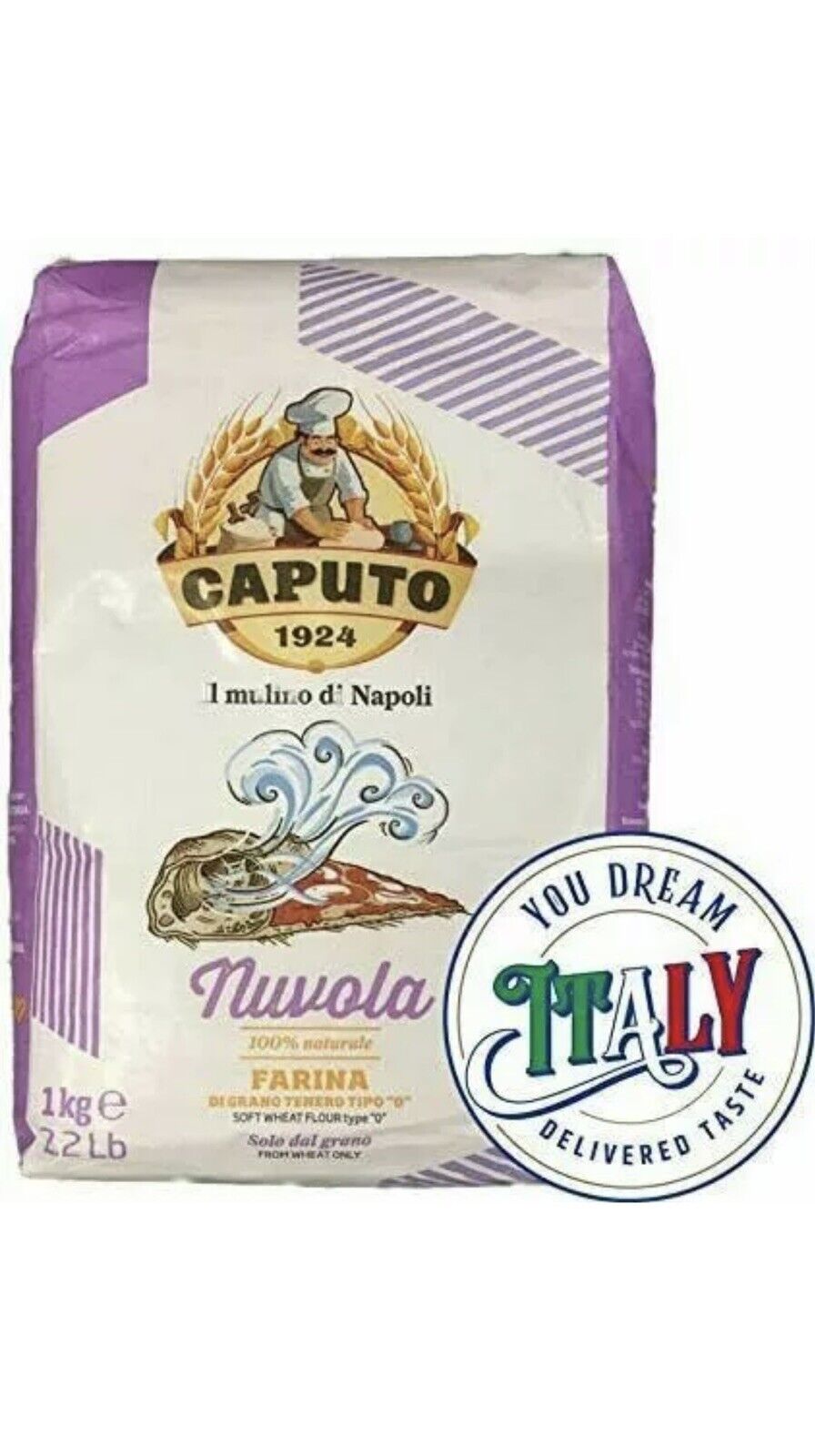 Farina Caputo Nuvola 10 Pacchi da 1 kg. - Per Pizza Napoletana Con Cornicione