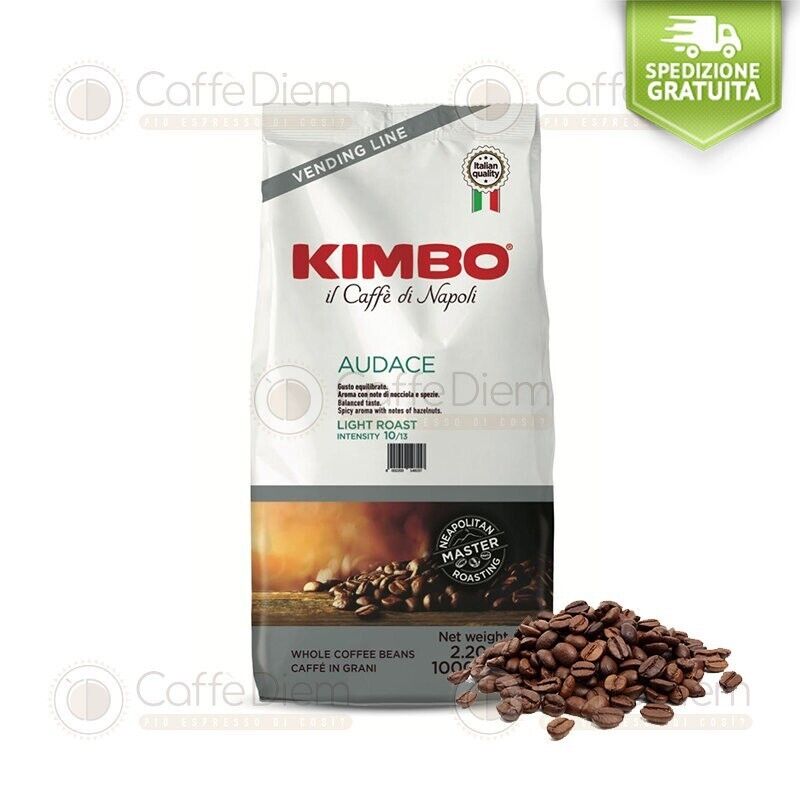 3 Kg Caffè in Grani Chicci Kimbo AUDACE - Caffe Kimbo in grani Chicchi