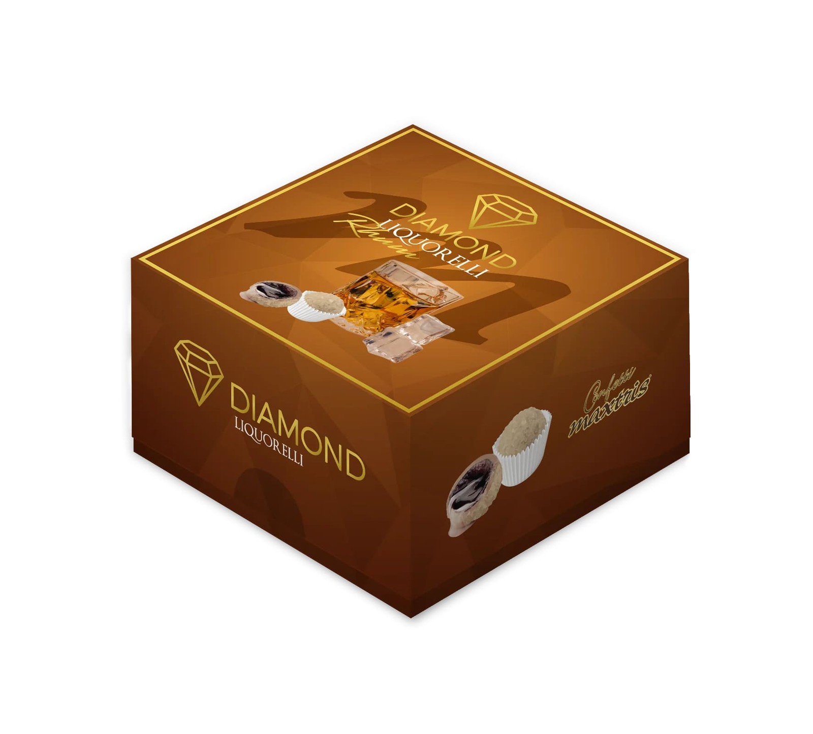 Maxtris Maxtris Diamond Liquorelli Rhum con Cioccolato Bianco 500 Gr