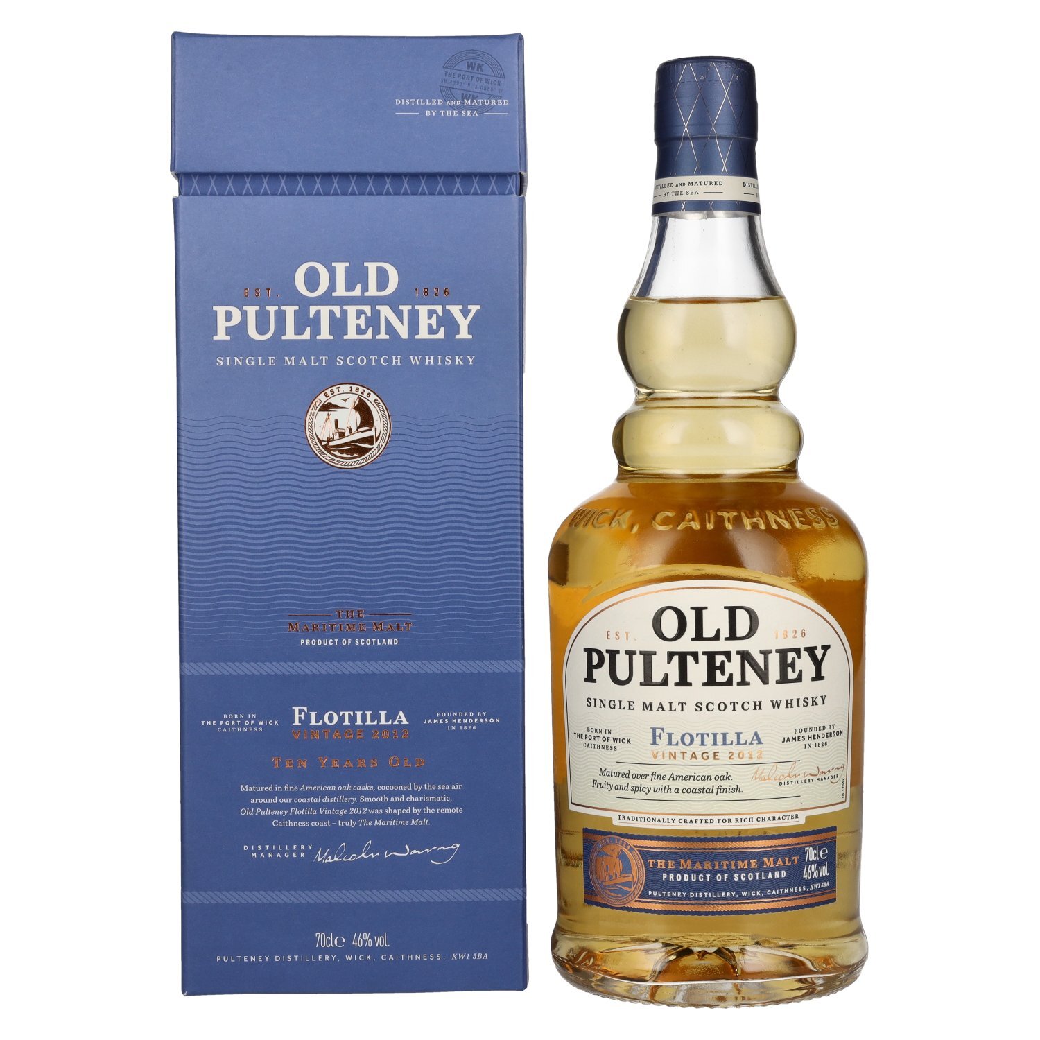 Old Pulteney FLOTILLA 10 Years Old Single Malt VINTAGE 2012