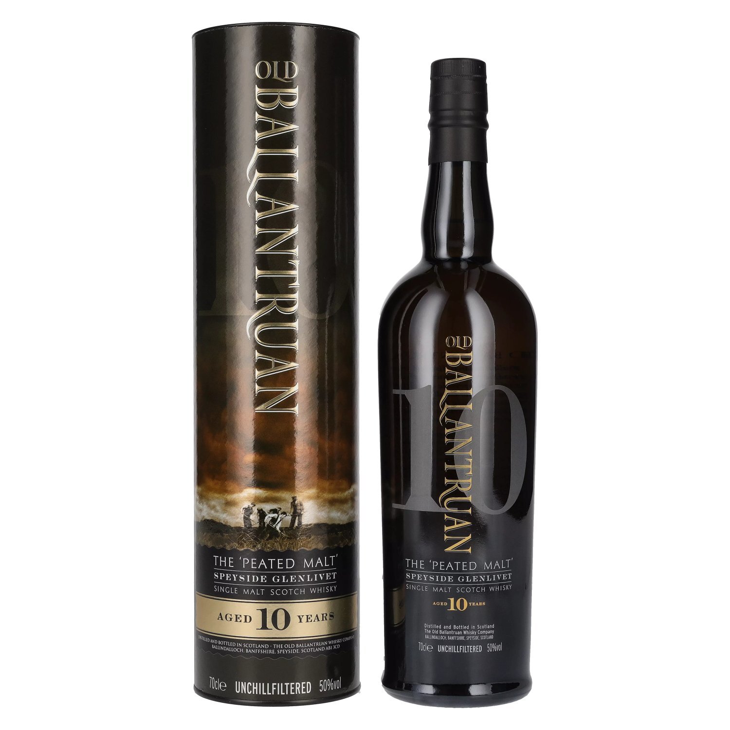 Old Ballantruan 10 Years Old THE PEATED MALT Single Malt Scotch Whisky
