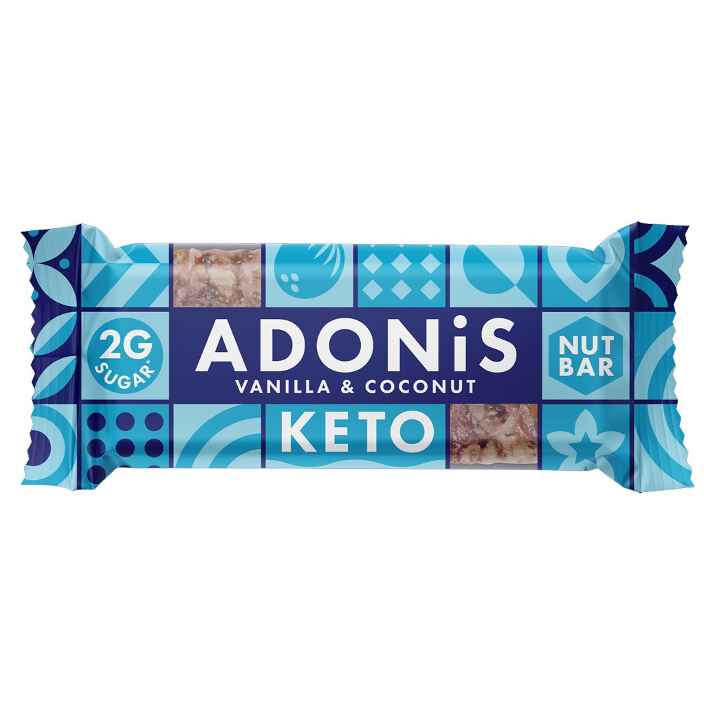 KETO BAR ADONIS BAR VANIGLIA E COCCO 35 GR