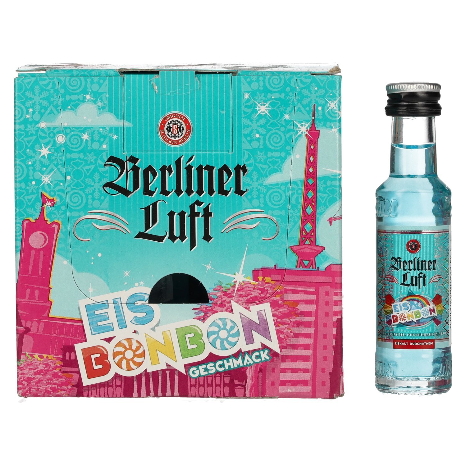 Berliner Luft EISBONBON Der Frische Pfefferminzlikör 24x0,02l