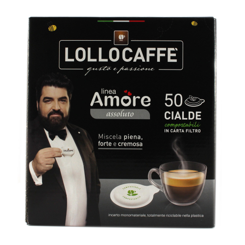 Lollo Caffè Cialde Linea Amore Assoluto 50pz
