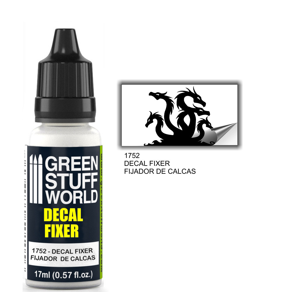 DECAL FIXER 17ml - fissatore decadimento adesivo pennello vernice diorami figure