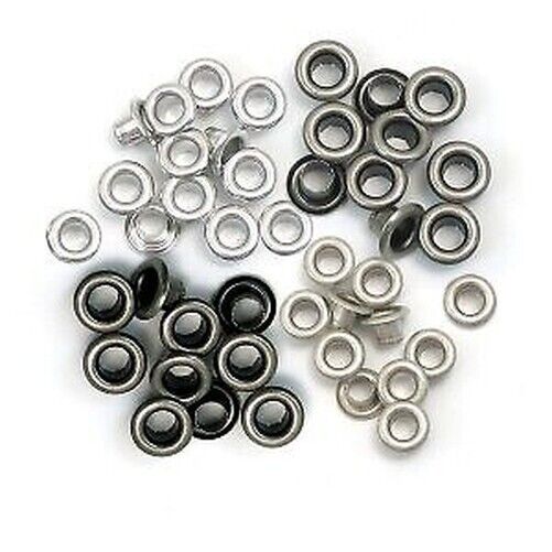 Cool Metal Eyelets - 60 Occhielli Argentati