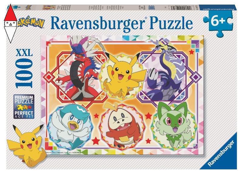 RAVENSBURGER PUZZLE 100 PZ XXL POKEMON