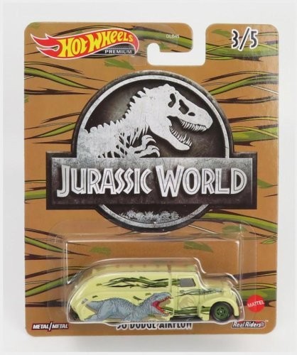 MATTEL HOT WHEELS DLB45-979Q-HCN99 DODGE - AIFLOW - JURASSIC WORLD - CREAM GREY