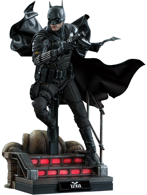 THE BATMAN DELUXE Robert Pattinson Action Figure 1/6 Hot Toys Sideshow MMS639