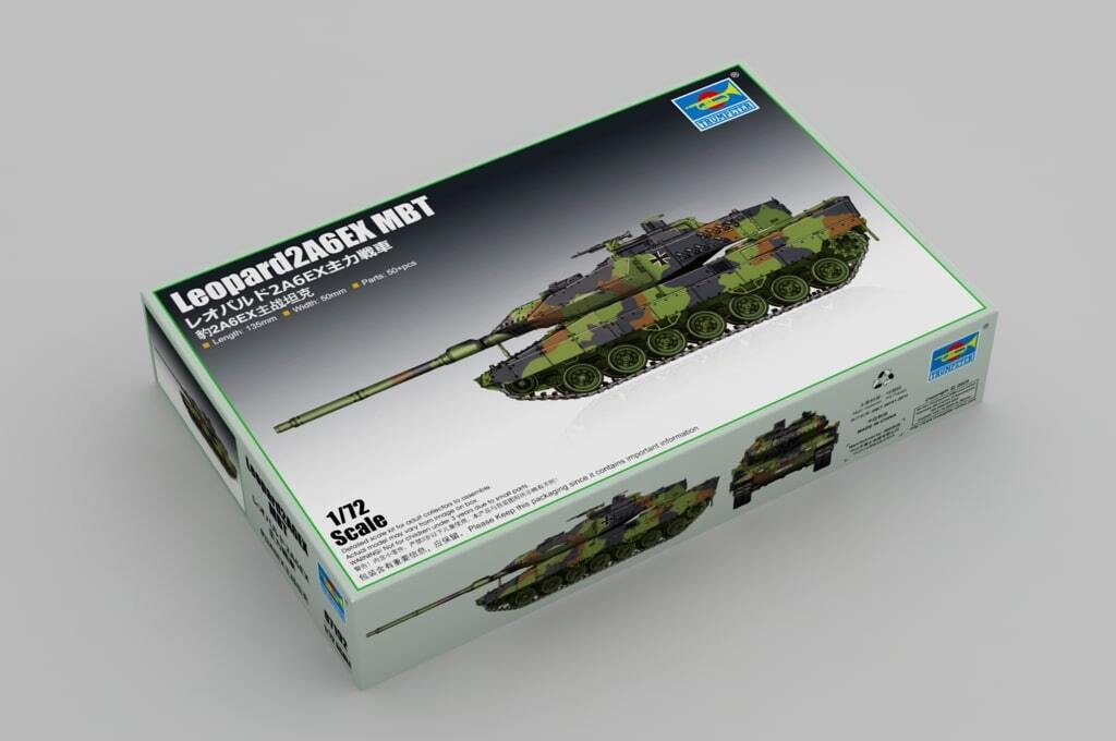 Trumpeter 07192 Leopard 2A6EX MBT Kit Montaggio 1/72