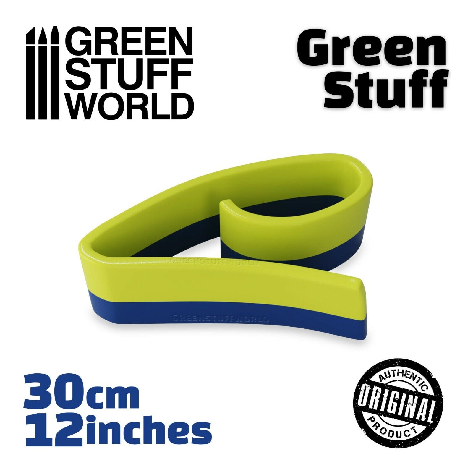 Materia Verde 12' (30cm) in ROTOLO - GREEN STUFF - Stucco per scolpire