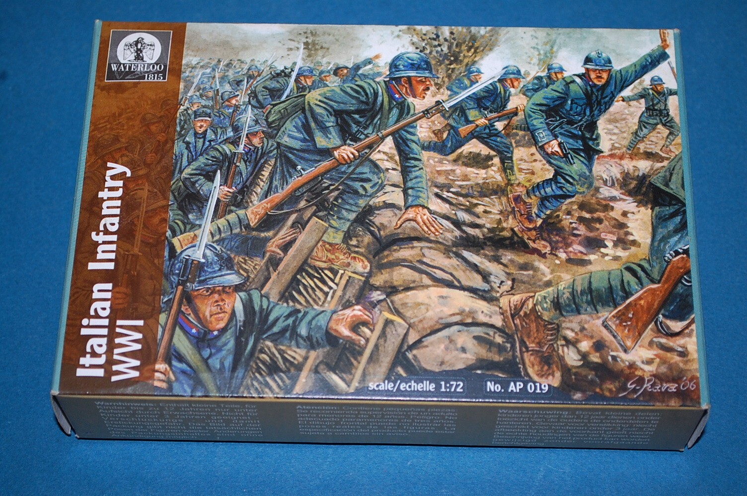 Waterloo 1815 AP019 - Italian Infantry WWI  scala 1/72