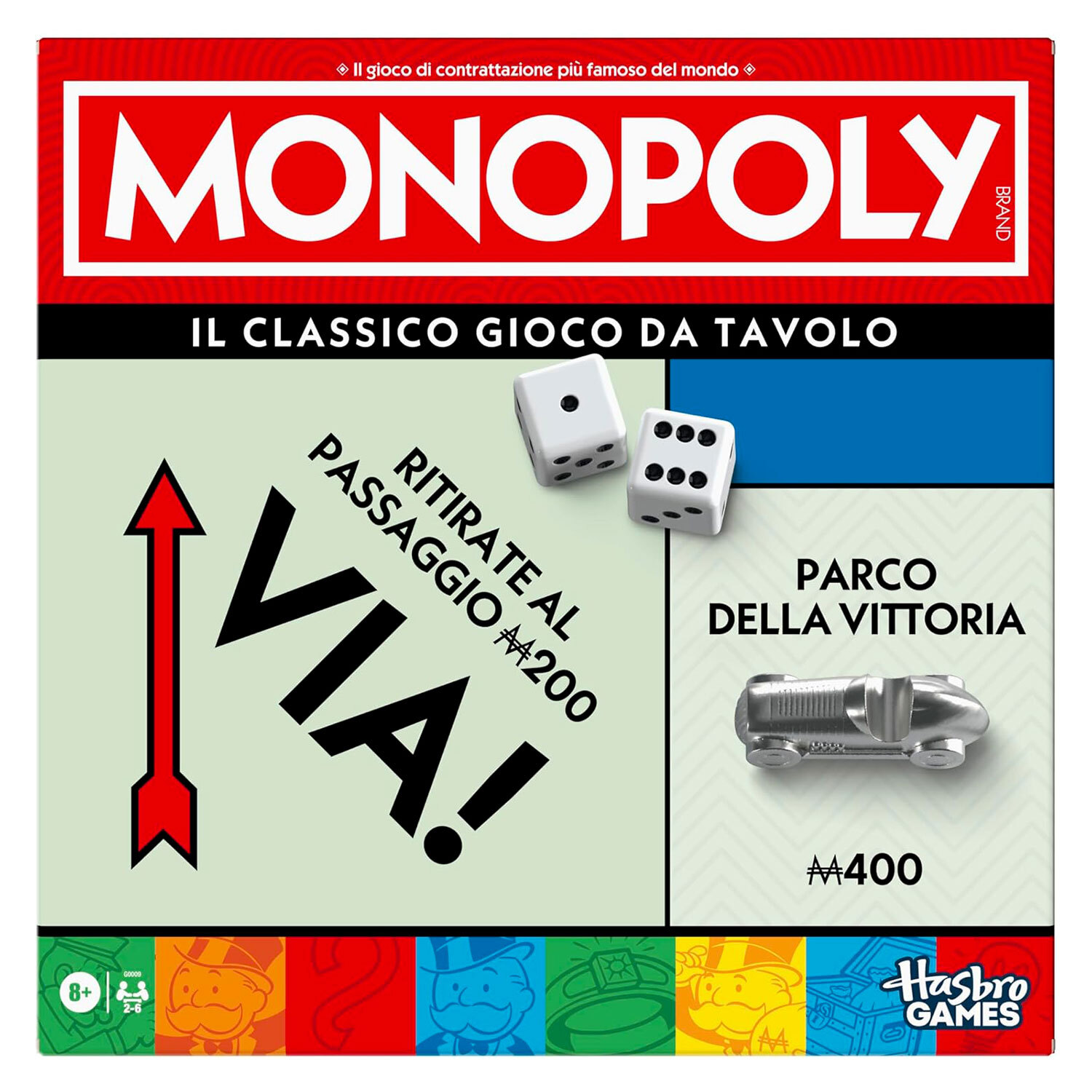 Gioco di Società - Monopoly Classico Refresh MONOPOLY - X55473 GIODICART