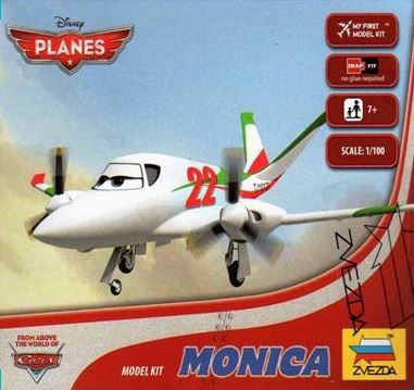 Disney Planes Monica 1:100 Plastic Model Kit ZVEZDA