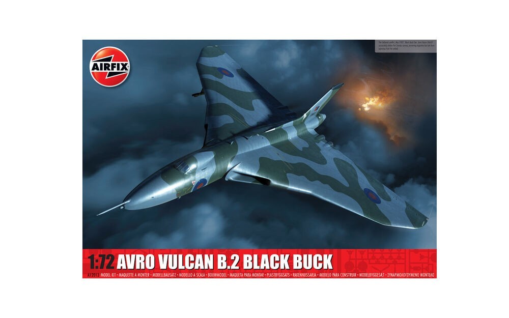 MODELLO AIRFIX A12013 AVRO VULCAN B2 NERO DOLLARO 1/72