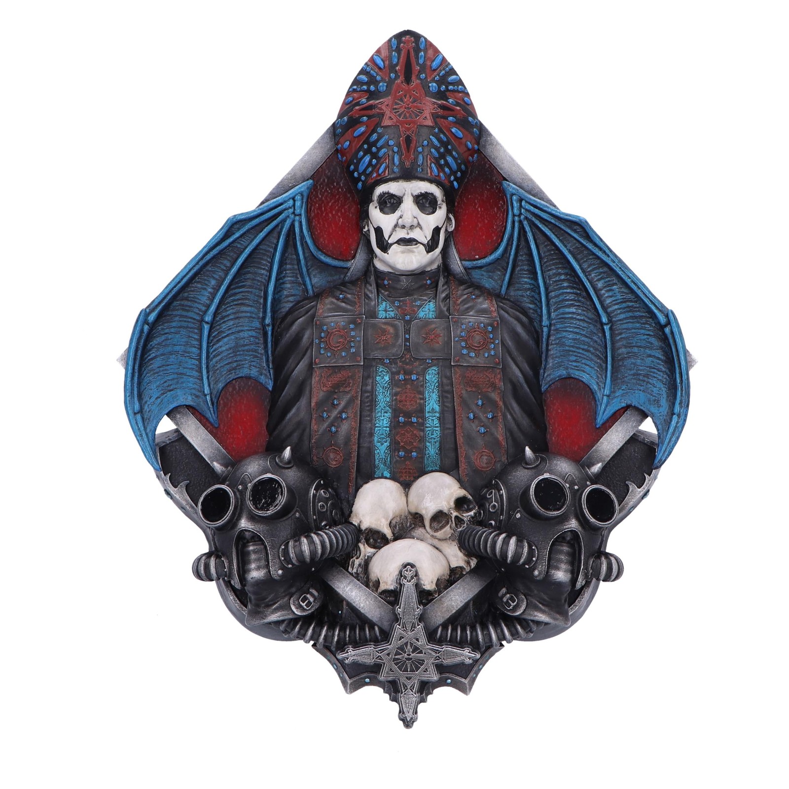 Nemesis Now Ghost Papa Emeritus IV Wall Plaque 29.5cm, Resin, Official Ghost Mer