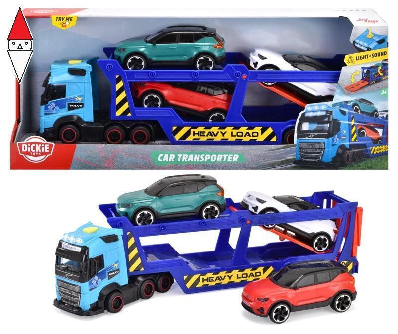 MODELLINO SIMBA CAR TRANSPORTER CM. 40 + 3 AUTO VOLVO XC40