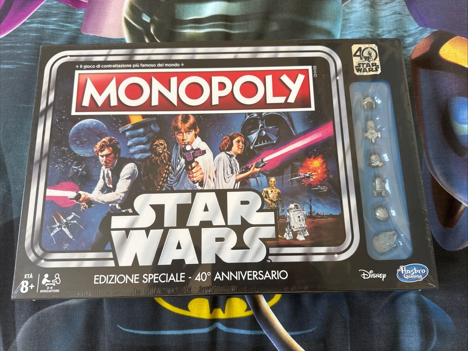 MONOPOLY Monopoli STAR WARS 40° ANNIV - ITALIANO - HASBRO C1990 - NUOVO