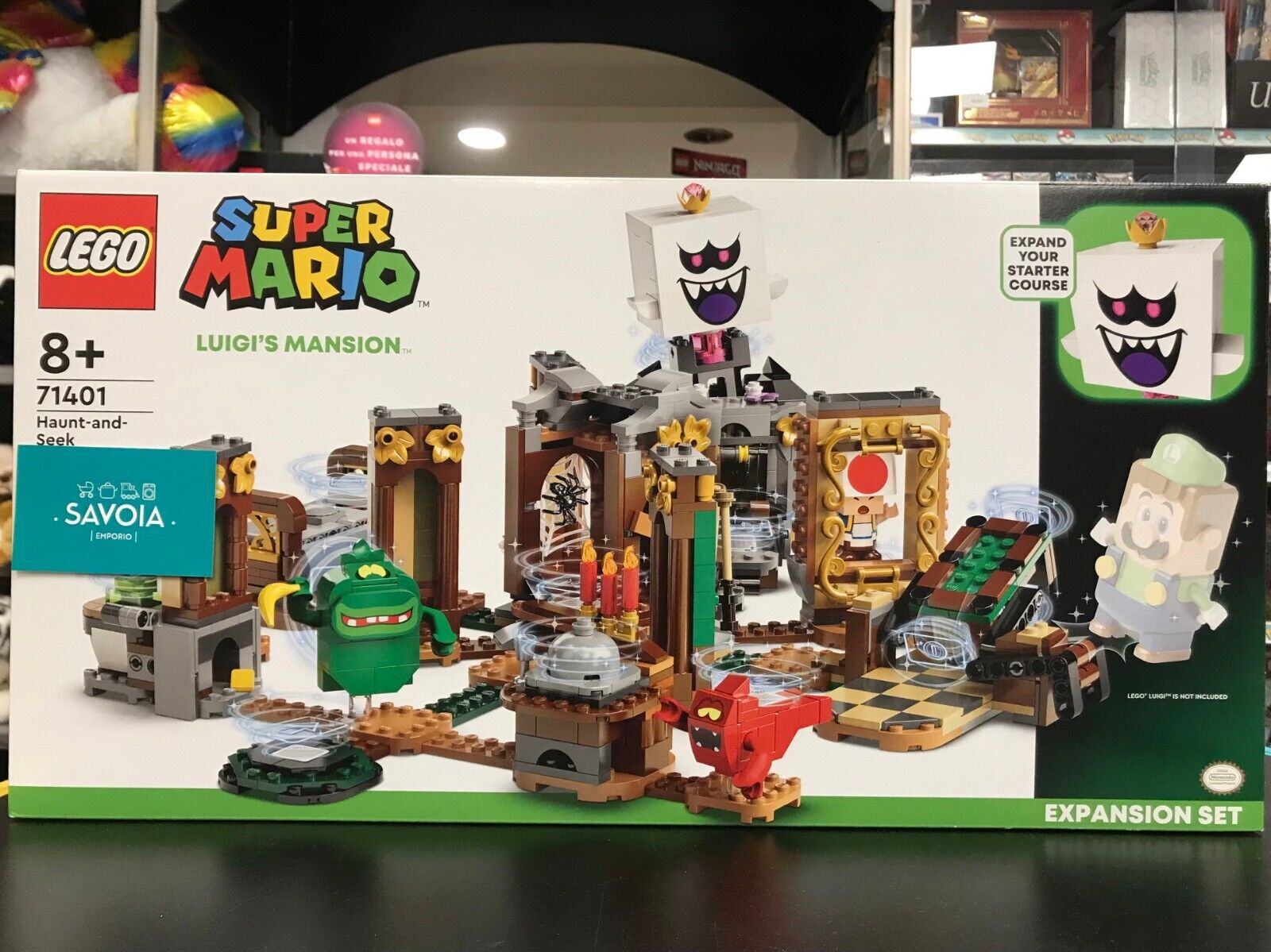 LEGO SUPER MARIO 71401 Caccia ai fantasmi di Luigi’s Mansion - Pack di Espansio