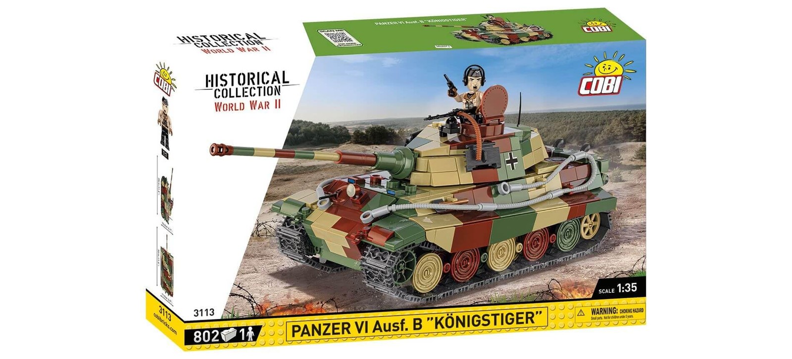 COBI -3113 Panzer Vi Konigstiger (Tiger II)