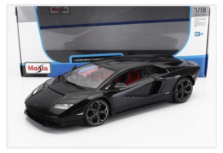 MAISTO 31459BK LAMBORGHINI - COUNTACH LPi 800-4 2021 - BLACK - 1/18