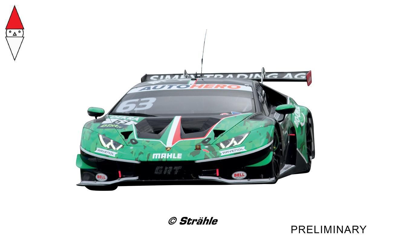 CARRERA LAMBORGHINI HURACAN MIRKO BORTOLOTTI  NO.63