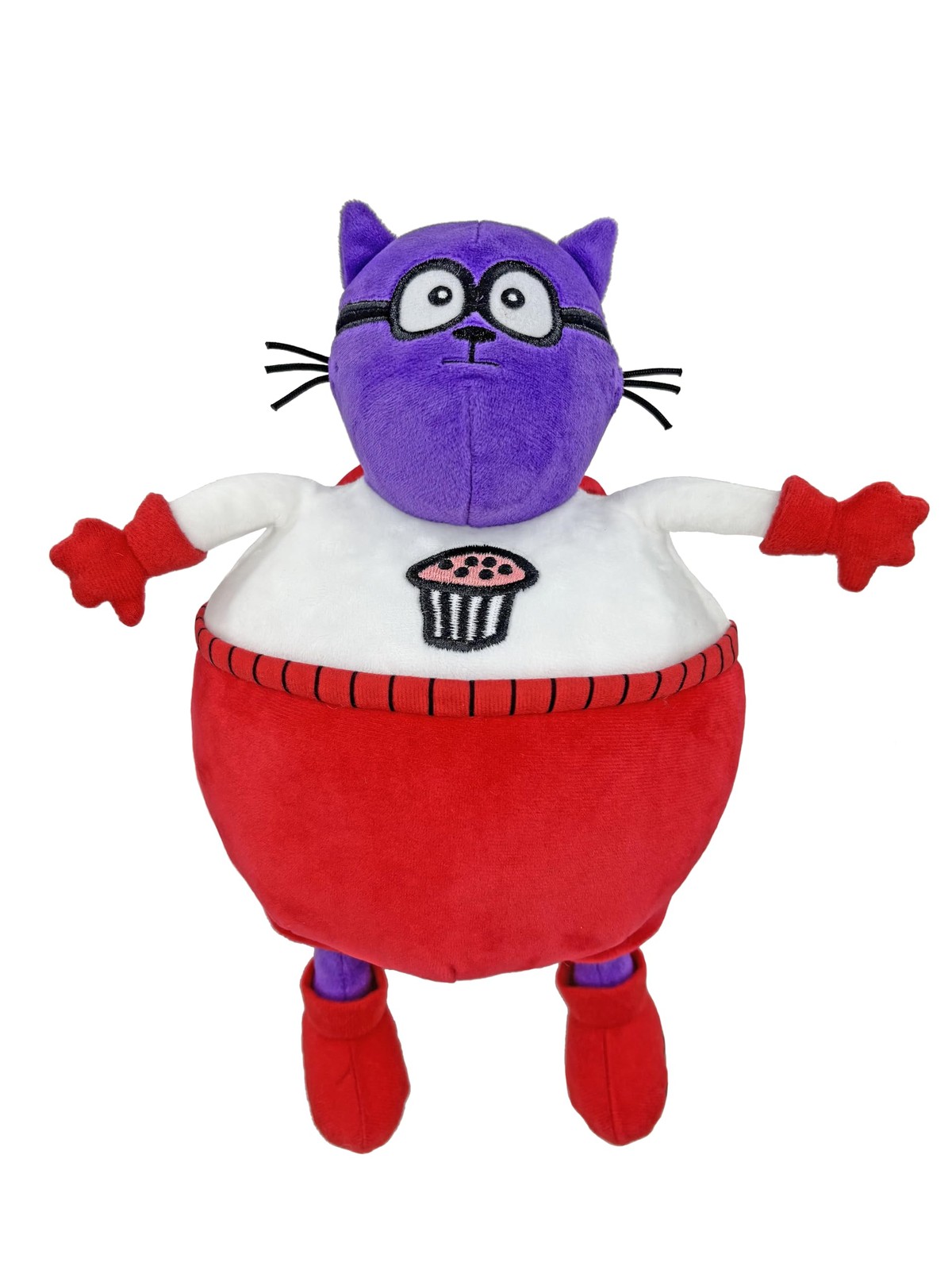 MerryMakers Dog Man's Commander Cupcake Plush, 12.5-Inch, Based on Big Jim Begin