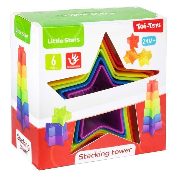 Little Stars Baby Stapeltoren Ster, 6dlg.