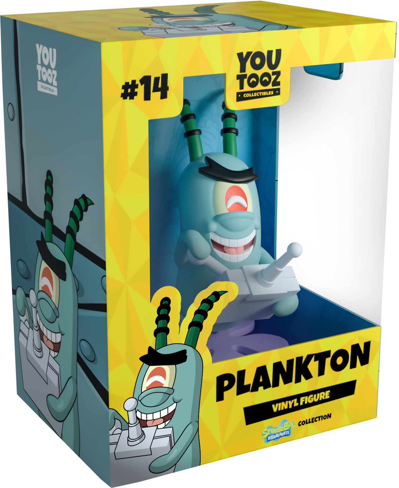 Youtooz Plankton 4.4" Inch Vinyl Figure, Official Licensed Plankton Collectible